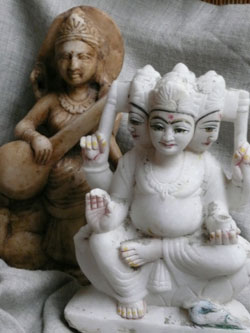 Brahma und Sarasvati (Gayatri)