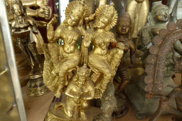 Rama und Sita auf Hanuman - Asiatica Foth