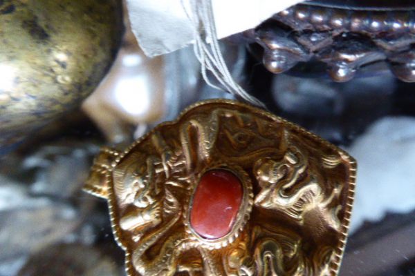  Gau Silber vergoldet aus Nepal - Asiatica Foth