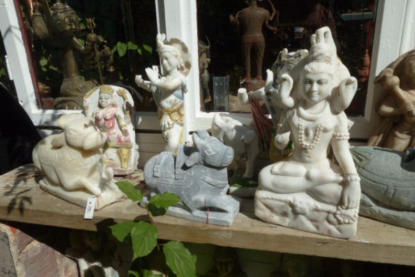 Marmorfiguren - Flußfund aus dem Ganges