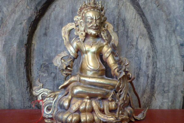 Arhat - Shakjabronze vergoldet aus Nepal