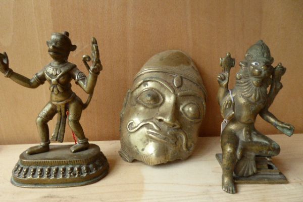 Hanuman, Khandoba und Narashima - Asiatica Foth