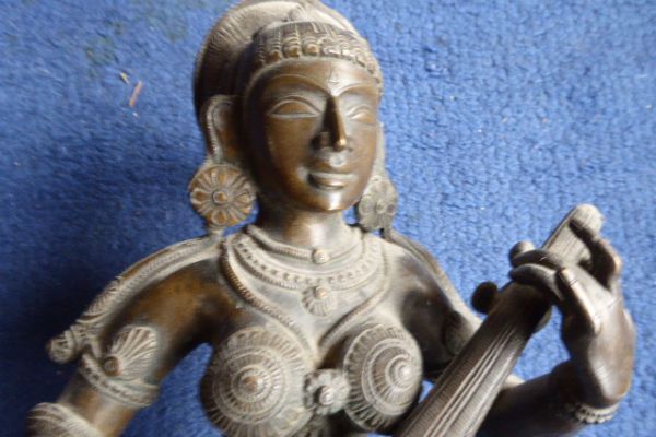 Sarasvati - südindische Bronze
