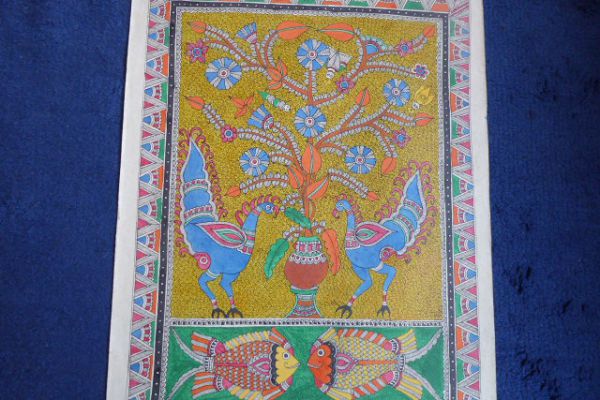 Madhubani Malerei - Asiatica Foth