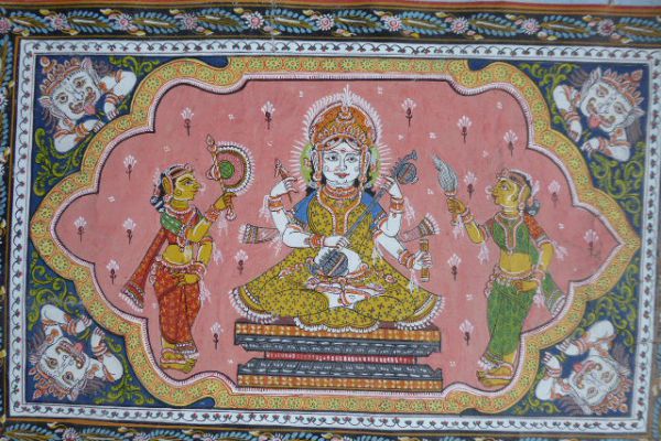 Lakshmi Malerei aus Orissa - Asiatica Foth
