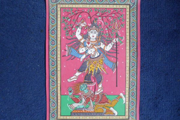 Shiva Malerei aus Orissa - Asiatica Foth